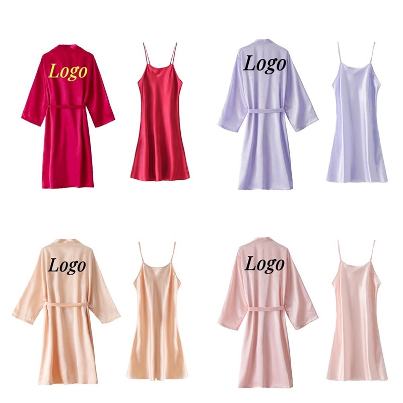 Satin Qadın Robe Lüks