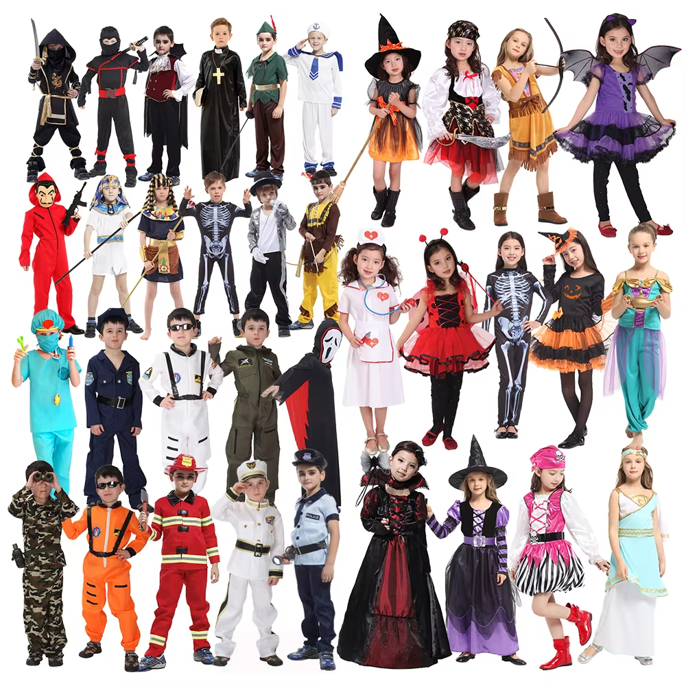 Halloween geyimləri Uşaqlar üçün geyim – Cosplay Party kıyafetlerinize